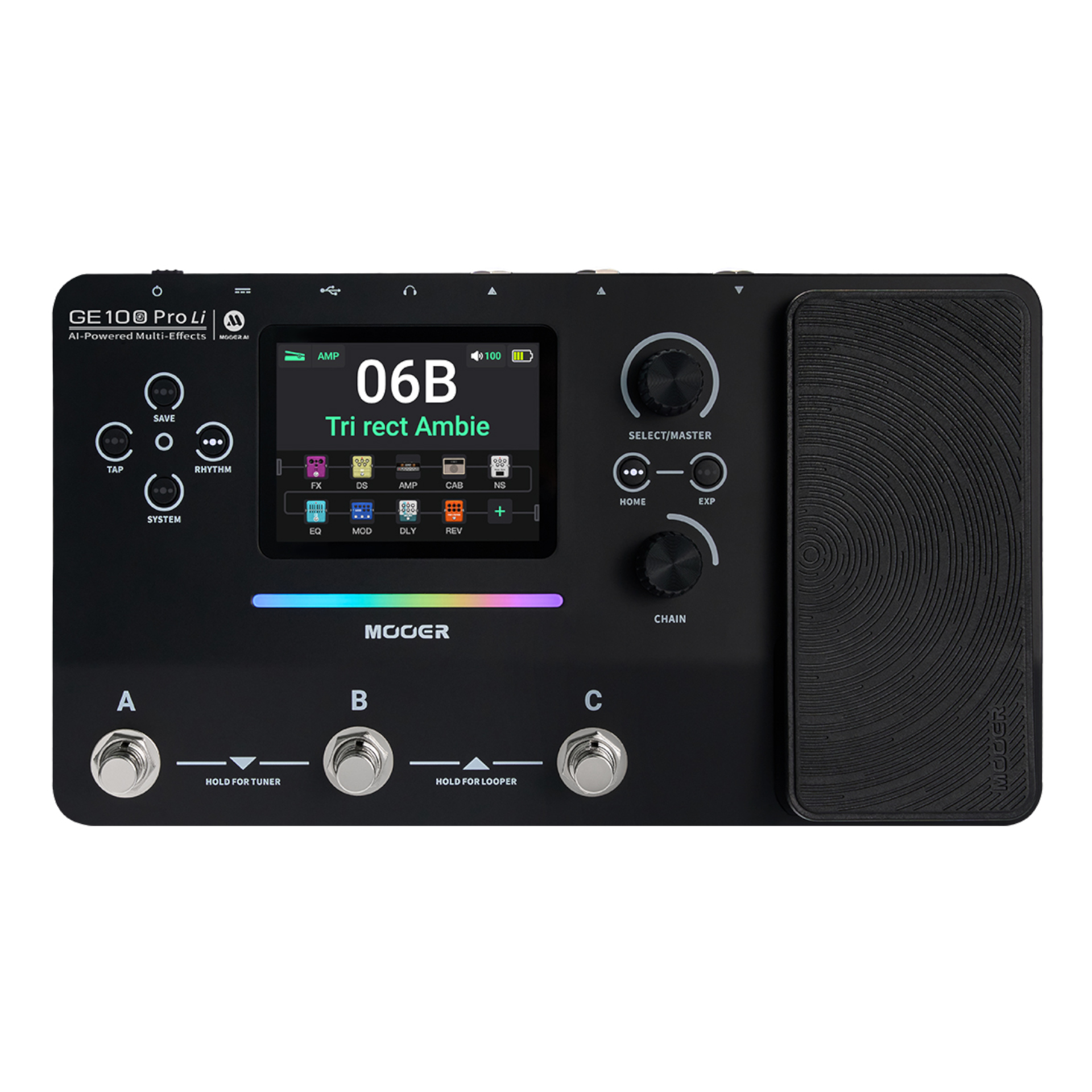 GE 100 PRO Li Guitar Multi FX Processor